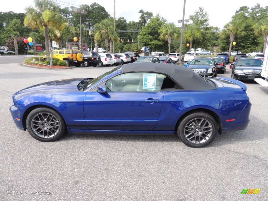 Deep Impact Blue Metallic 2013 Ford Mustang V6 Mustang Club of America Edition Convertible Exterior Photo #83446348