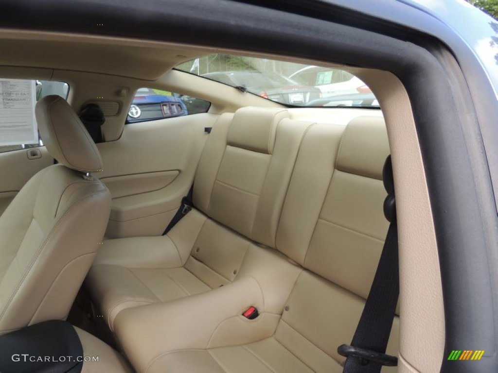 2005 Mustang V6 Deluxe Coupe - Windveil Blue Metallic / Medium Parchment photo #6