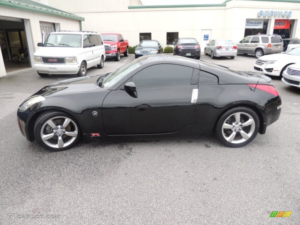 2007 350Z Coupe - Magnetic Black Pearl / Carbon photo #2