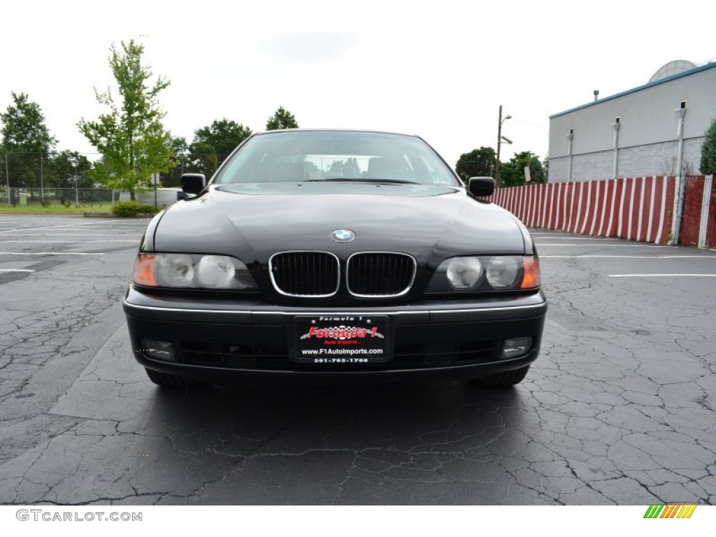 1998 5 Series 528i Sedan - Black II / Black photo #2