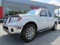 2011 Avalanche White Nissan Frontier SL Crew Cab  photo #1