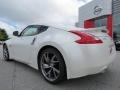 2013 Pearl White Nissan 370Z Sport Touring Coupe  photo #3