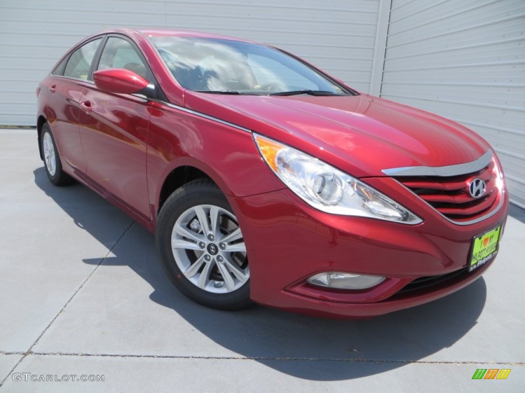 2013 Sonata GLS - Sparkling Ruby / Camel photo #1