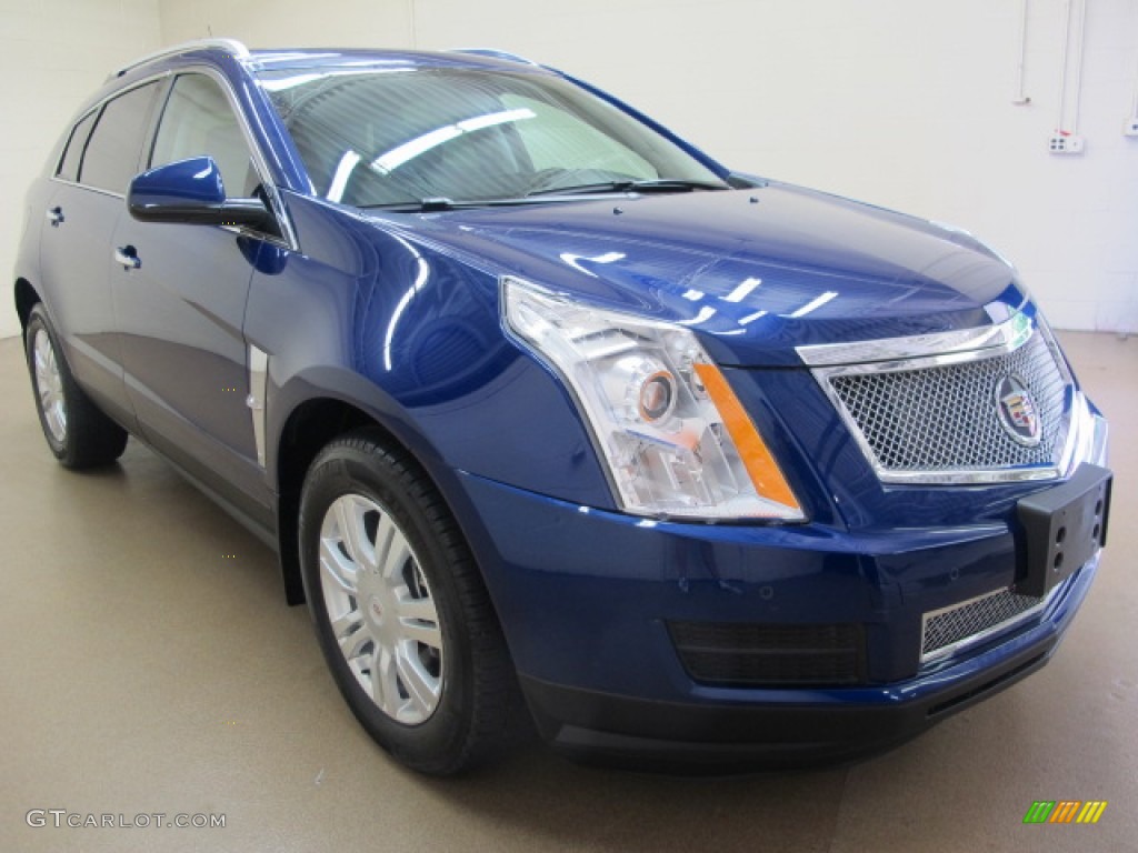 2012 SRX Luxury AWD - Xenon Blue Metallic / Titanium/Ebony photo #1