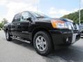 Galaxy Black 2013 Nissan Titan SV Heavy Metal Chrome Edition Crew Cab Exterior