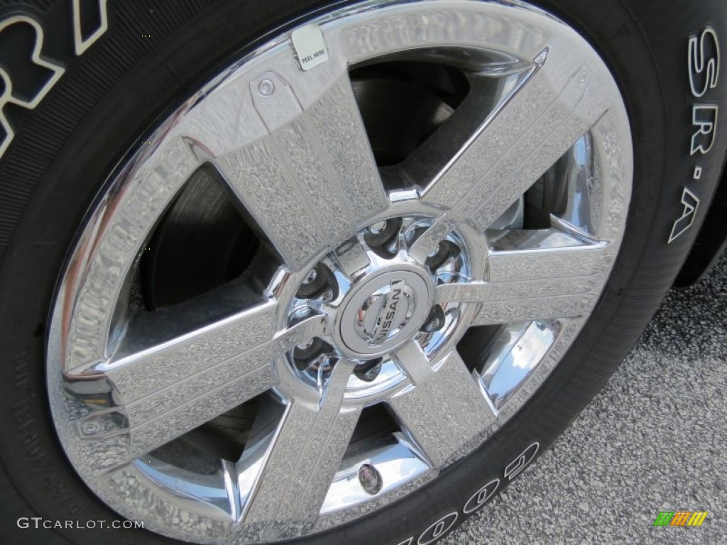 2013 Nissan Titan SV Heavy Metal Chrome Edition Crew Cab Wheel Photo #83454406