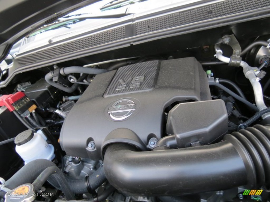 2013 Nissan Titan SV Heavy Metal Chrome Edition Crew Cab 5.6 Liter Flex-Fuel DOHC 32-Valve CVTCS V8 Engine Photo #83454496