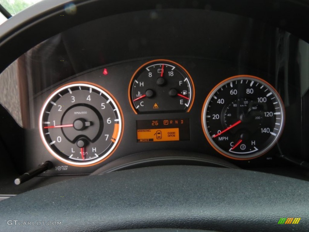 2013 Nissan Titan SV Heavy Metal Chrome Edition Crew Cab Gauges Photos