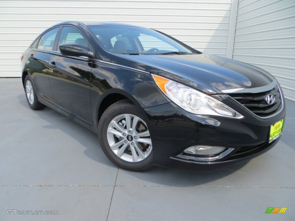 2013 Sonata GLS - Midnight Black / Camel photo #1