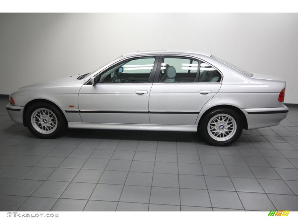 Titanium Silver Metallic 2000 BMW 5 Series 528i Sedan Exterior Photo #83455231