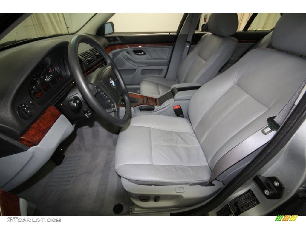 Gray Interior 2000 BMW 5 Series 528i Sedan Photo #83455255