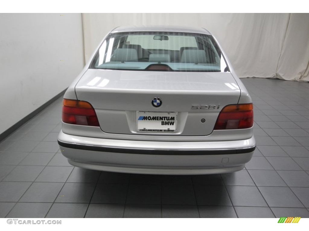 2000 5 Series 528i Sedan - Titanium Silver Metallic / Gray photo #12