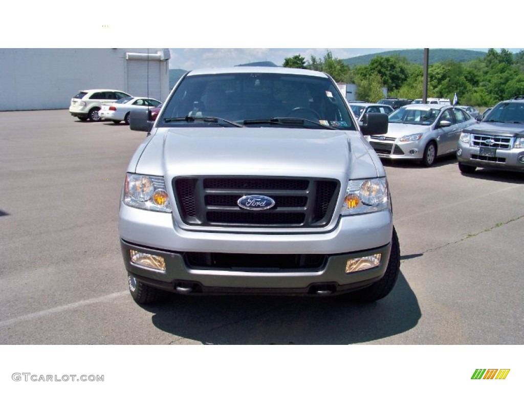 2005 F150 FX4 SuperCab 4x4 - Silver Metallic / Medium Flint/Dark Flint Grey photo #2