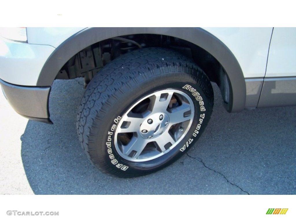 2005 F150 FX4 SuperCab 4x4 - Silver Metallic / Medium Flint/Dark Flint Grey photo #10