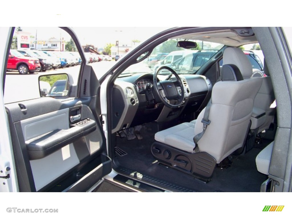 2005 F150 FX4 SuperCab 4x4 - Silver Metallic / Medium Flint/Dark Flint Grey photo #11