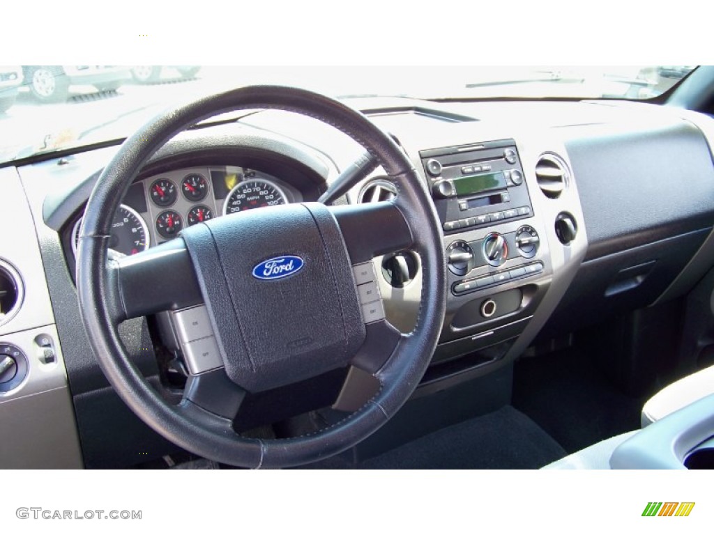 2005 F150 FX4 SuperCab 4x4 - Silver Metallic / Medium Flint/Dark Flint Grey photo #13