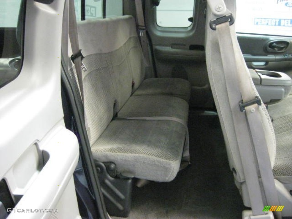 2000 F150 XLT Extended Cab 4x4 - Deep Wedgewood Blue Metallic / Medium Graphite photo #17