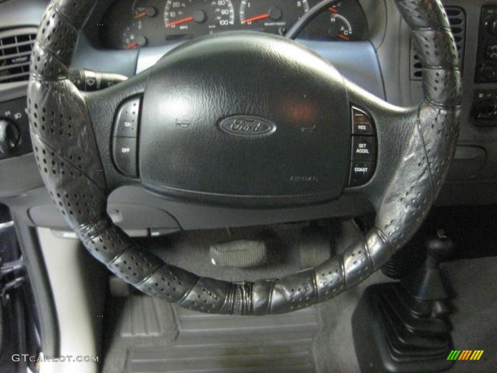 2000 F150 XLT Extended Cab 4x4 - Deep Wedgewood Blue Metallic / Medium Graphite photo #22