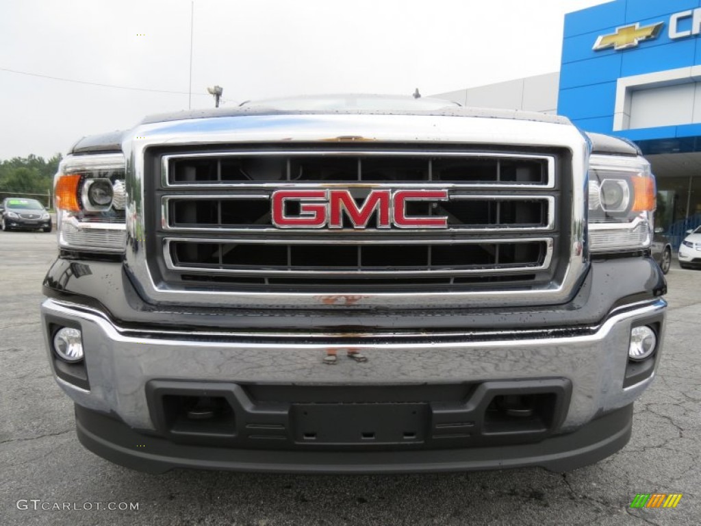 2014 Sierra 1500 SLE Crew Cab 4x4 - Onyx Black / Jet Black photo #2