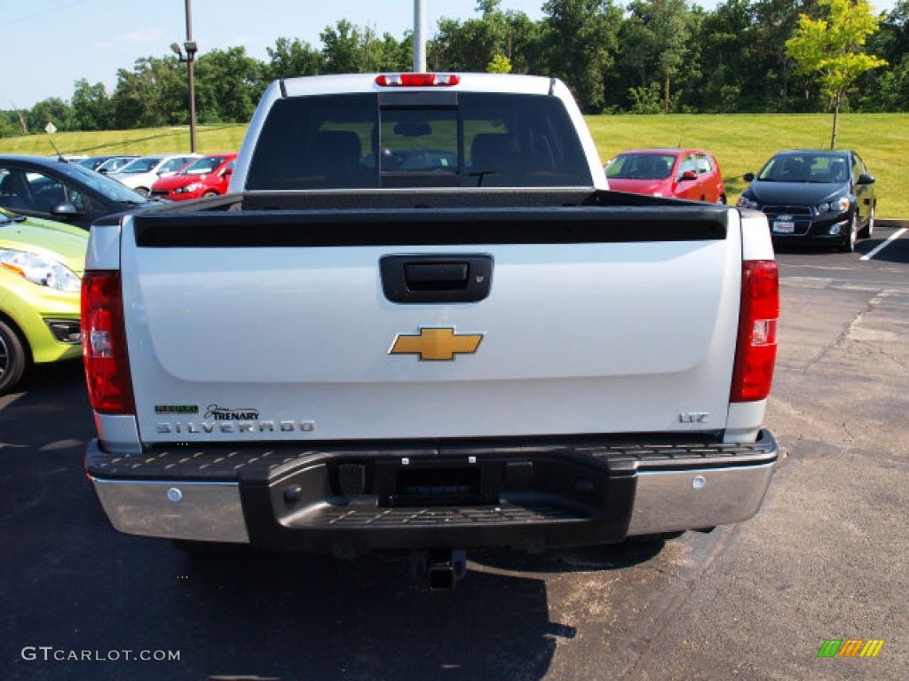 2011 Silverado 1500 LTZ Crew Cab 4x4 - Sheer Silver Metallic / Ebony photo #6