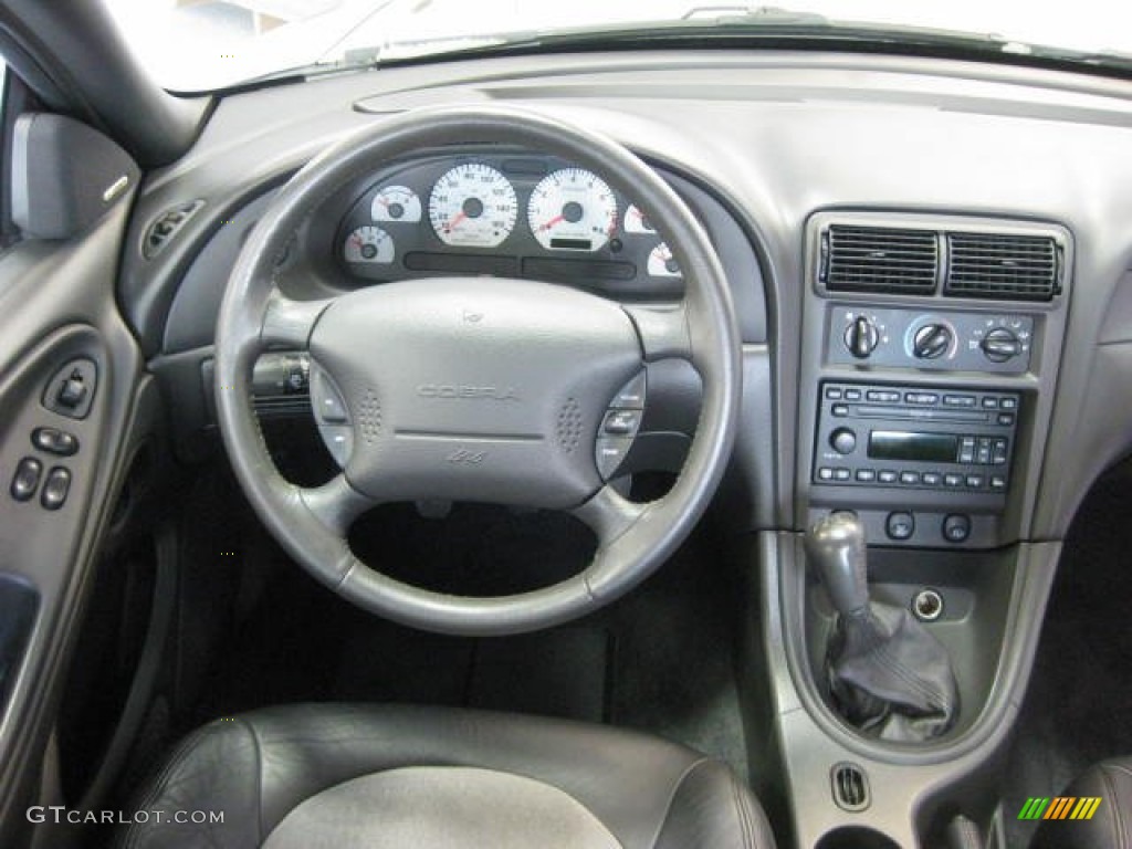 2001 Ford Mustang Cobra Coupe Dark Charcoal Dashboard Photo #83459195