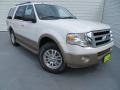 2013 White Platinum Tri-Coat Ford Expedition XLT  photo #2