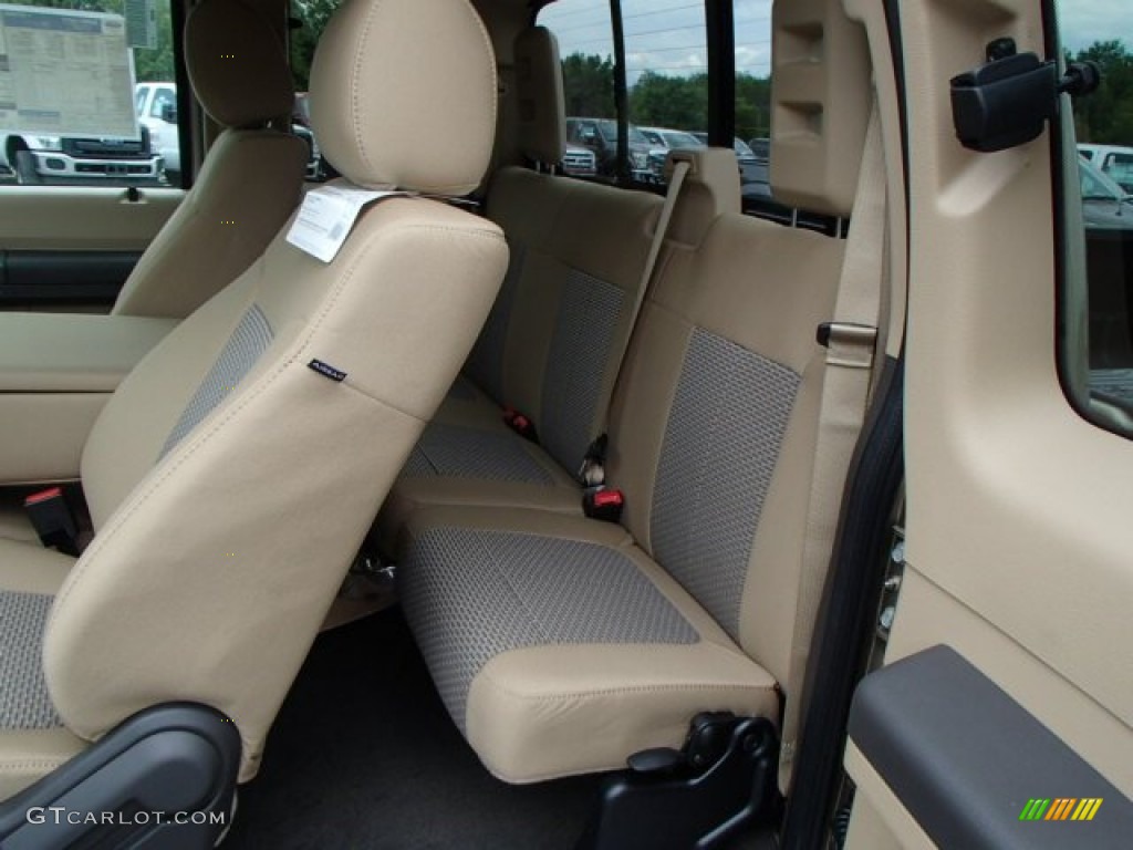 2013 Ford F250 Super Duty XLT SuperCab 4x4 Rear Seat Photo #83460439