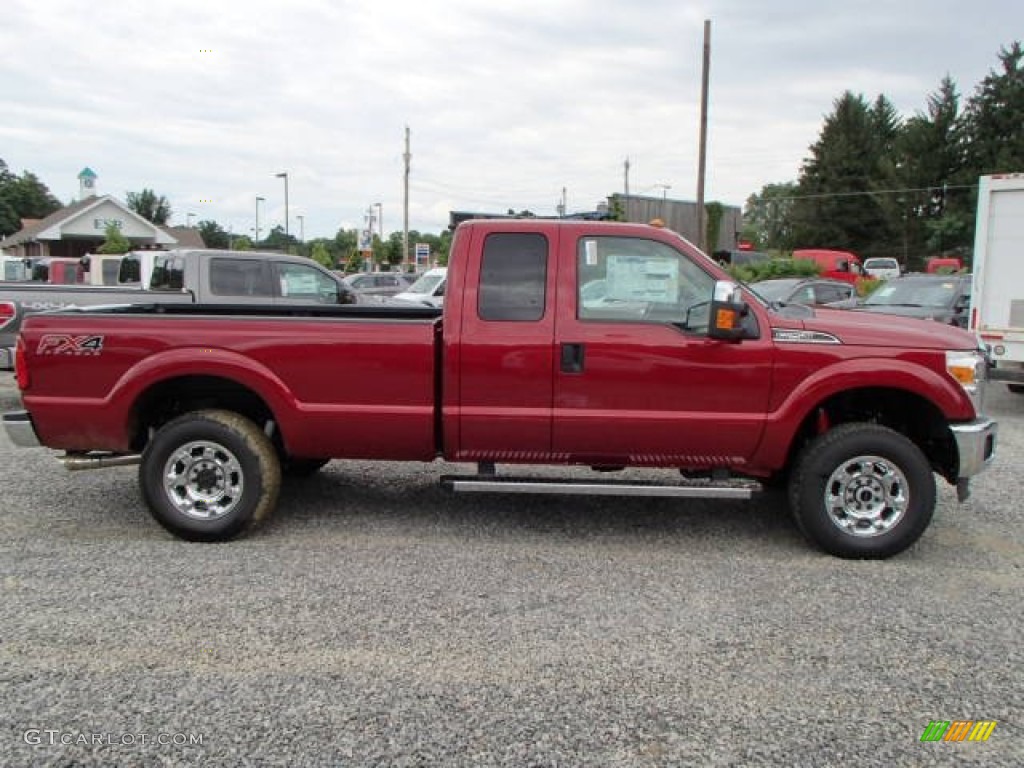 Ruby Red Metallic 2013 Ford F250 Super Duty XLT SuperCab 4x4 Exterior Photo #83460556