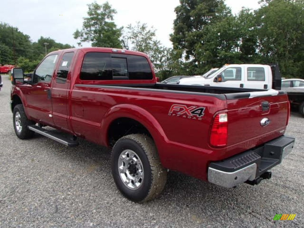 Ruby Red Metallic 2013 Ford F250 Super Duty XLT SuperCab 4x4 Exterior Photo #83460622
