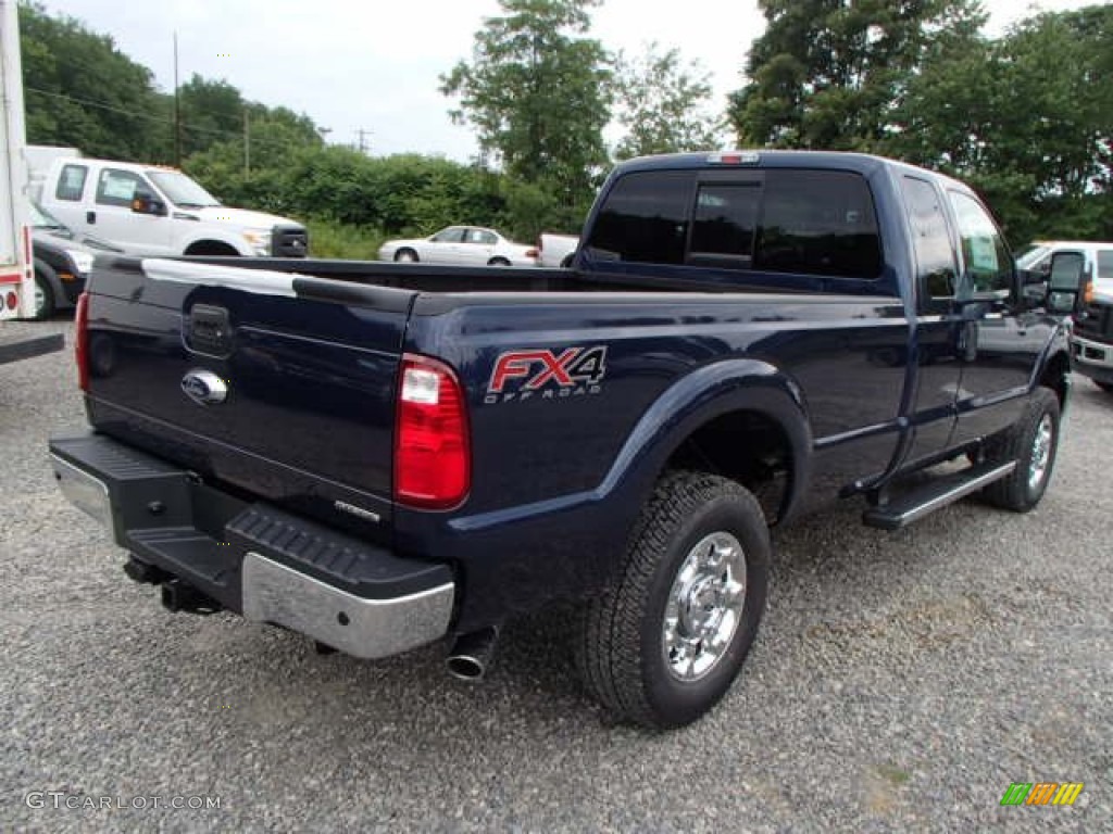 2013 F250 Super Duty XLT SuperCab 4x4 - Blue Jeans Metallic / Steel photo #8