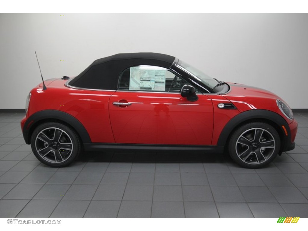 2013 Cooper Roadster - Chili Red / Carbon Black photo #6