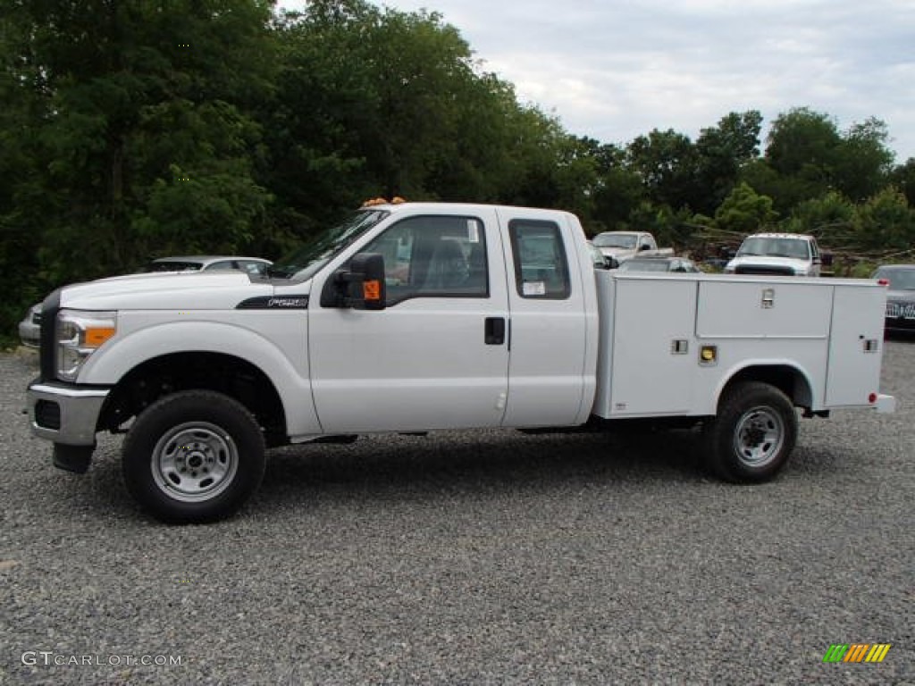Oxford White 2013 Ford F250 Super Duty XL SuperCab 4x4 Utility Exterior Photo #83461420