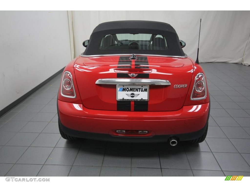 2013 Cooper Roadster - Chili Red / Carbon Black photo #11