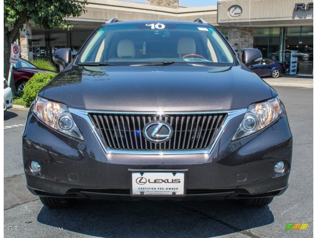 2010 RX 350 AWD - Truffle Brown Mica / Parchment/Brown Walnut photo #2