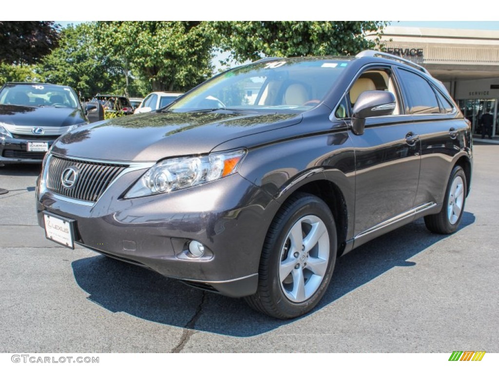 2010 RX 350 AWD - Truffle Brown Mica / Parchment/Brown Walnut photo #3