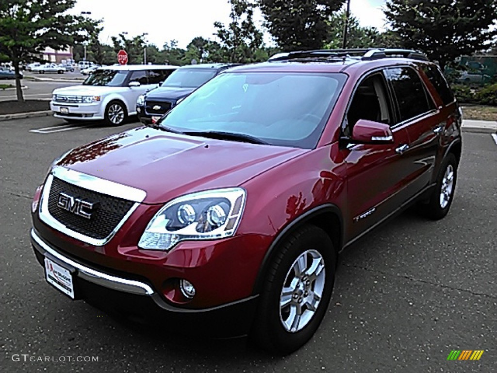 2007 Acadia SLT AWD - Red Jewel Tintcoat / Ebony photo #1