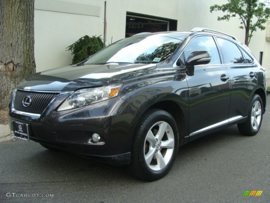 2010 RX 350 AWD - Truffle Brown Mica / Black/Brown Walnut photo #1