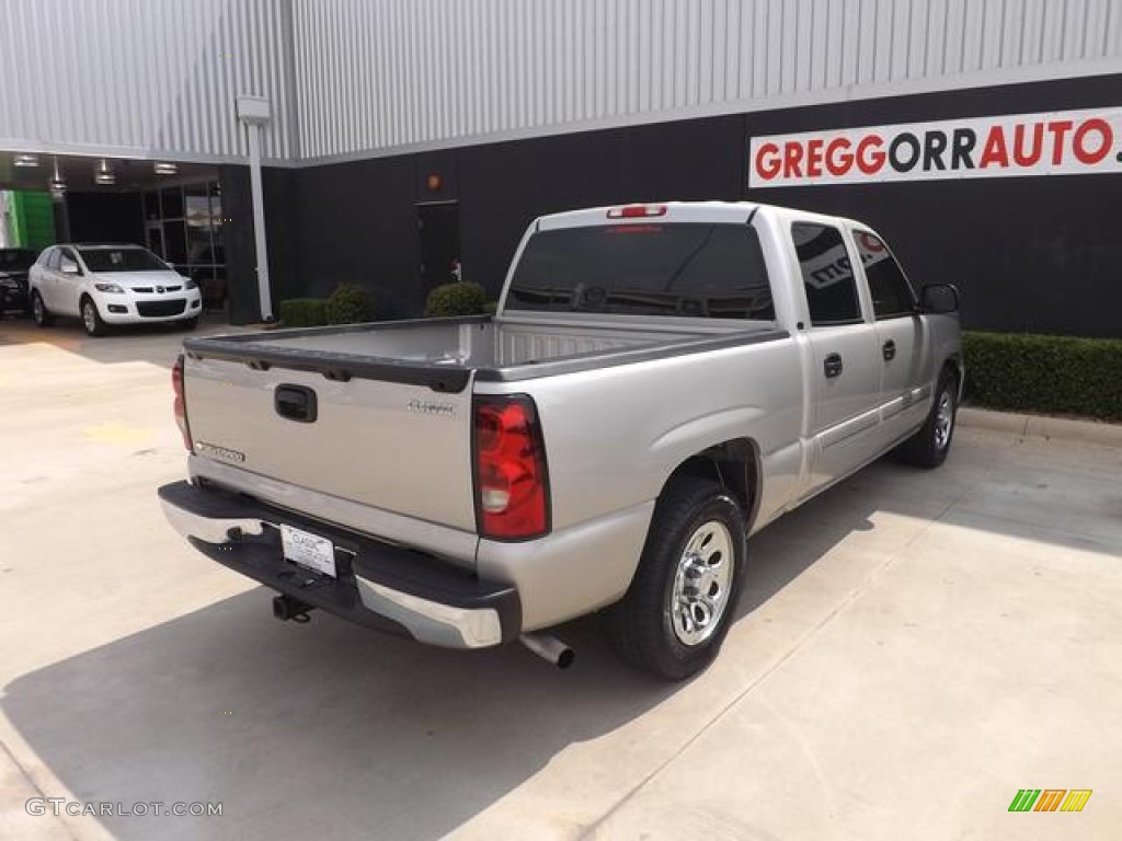 2006 Silverado 1500 LS Crew Cab - Silver Birch Metallic / Dark Charcoal photo #3