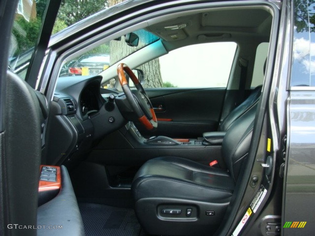 2010 RX 350 AWD - Truffle Brown Mica / Black/Brown Walnut photo #9