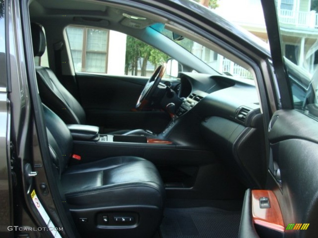 2010 RX 350 AWD - Truffle Brown Mica / Black/Brown Walnut photo #10