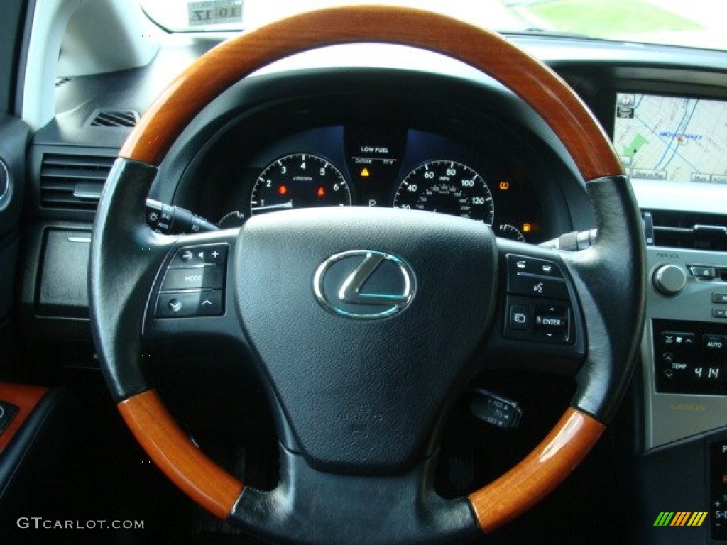 2010 RX 350 AWD - Truffle Brown Mica / Black/Brown Walnut photo #13
