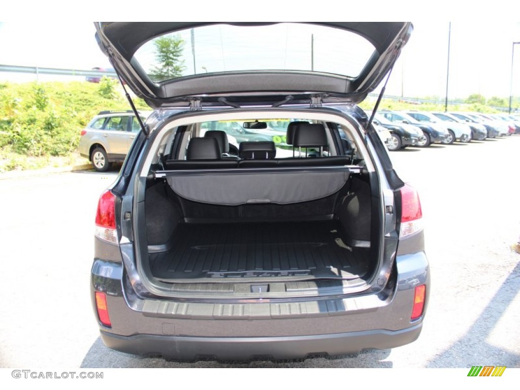 2011 Outback 2.5i Limited Wagon - Graphite Gray Metallic / Off Black photo #8