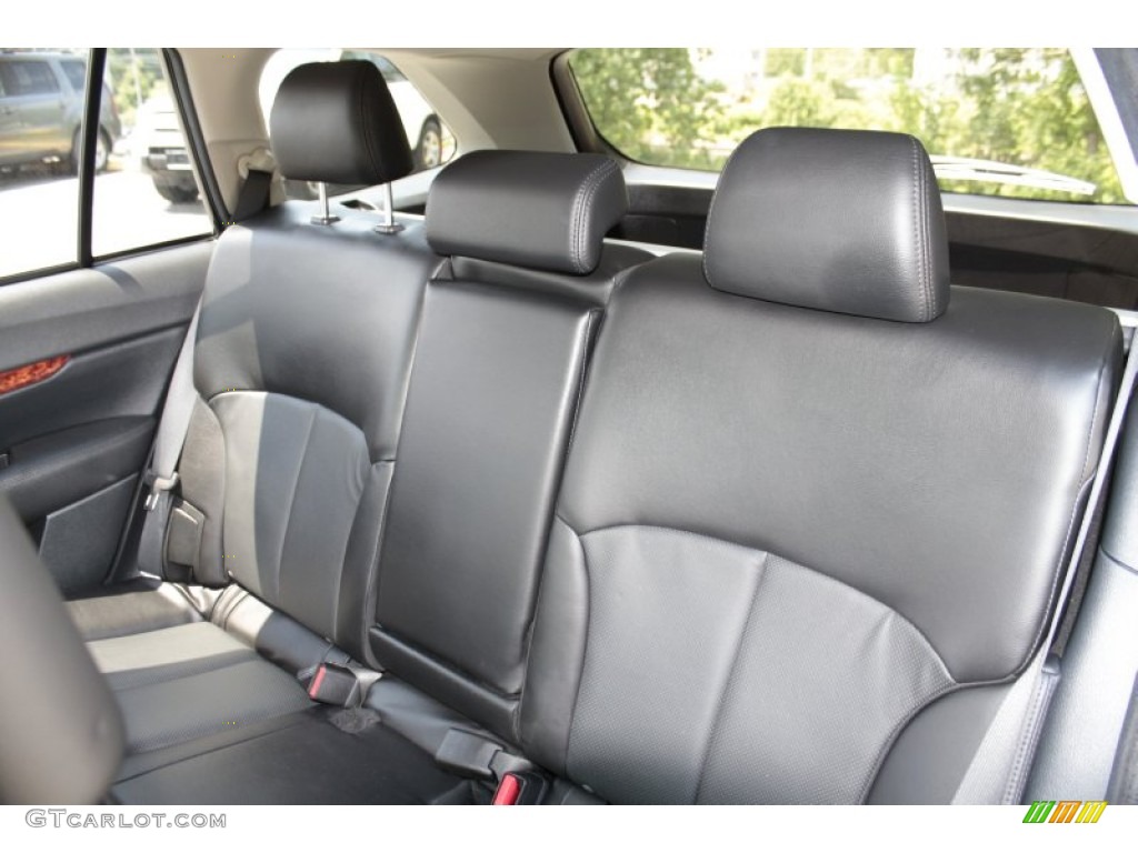 2011 Outback 2.5i Limited Wagon - Graphite Gray Metallic / Off Black photo #16