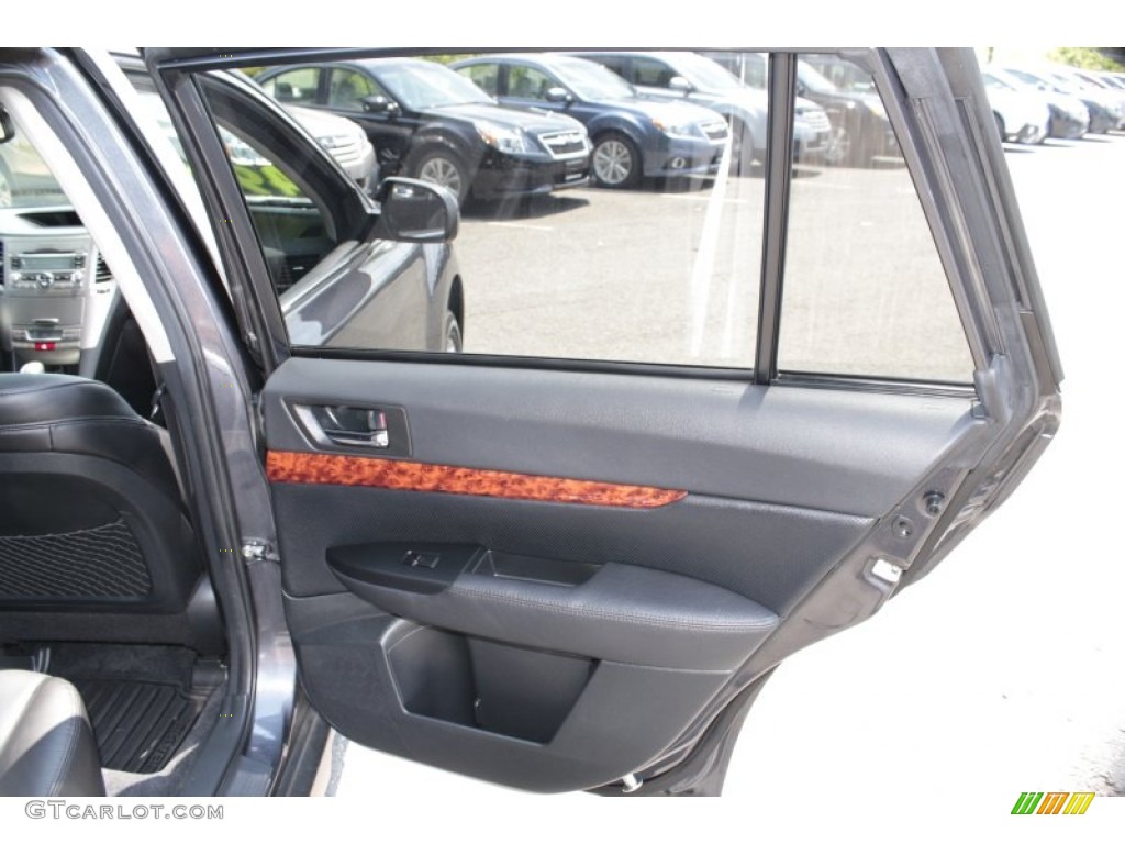 2011 Outback 2.5i Limited Wagon - Graphite Gray Metallic / Off Black photo #21
