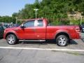 2010 Red Candy Metallic Ford F150 FX4 SuperCab 4x4  photo #2