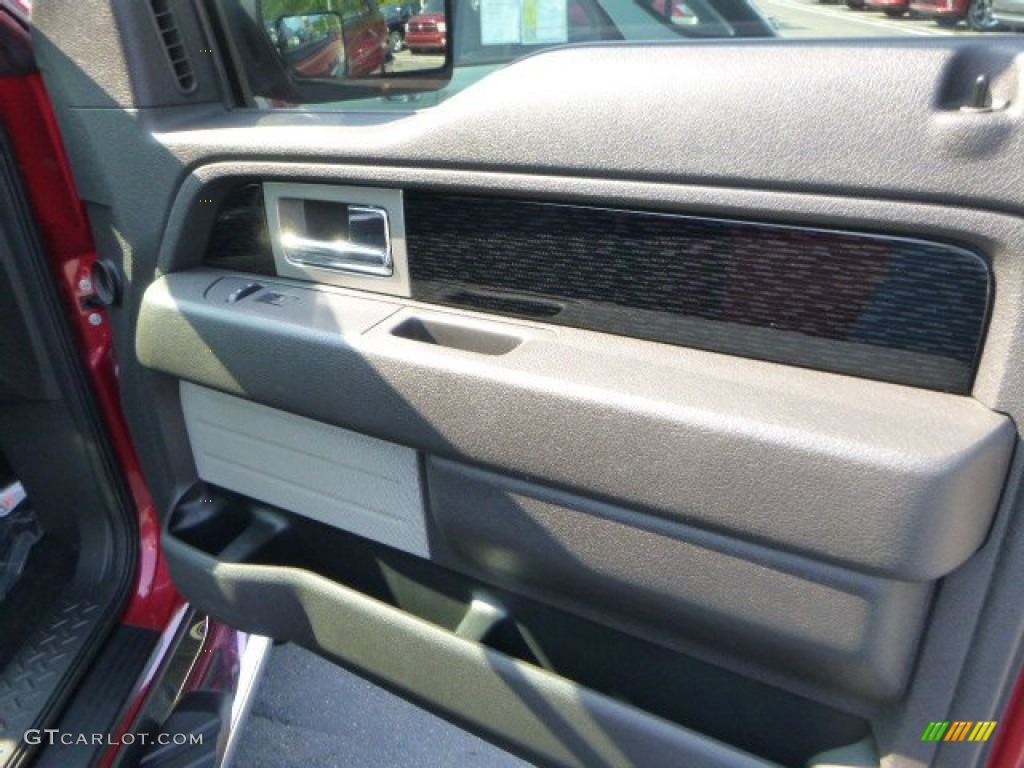 2010 F150 FX4 SuperCab 4x4 - Red Candy Metallic / Black photo #11