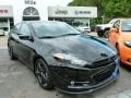 Pitch Black/Mopar Blue Stripes 2013 Dodge Dart Mopar '13