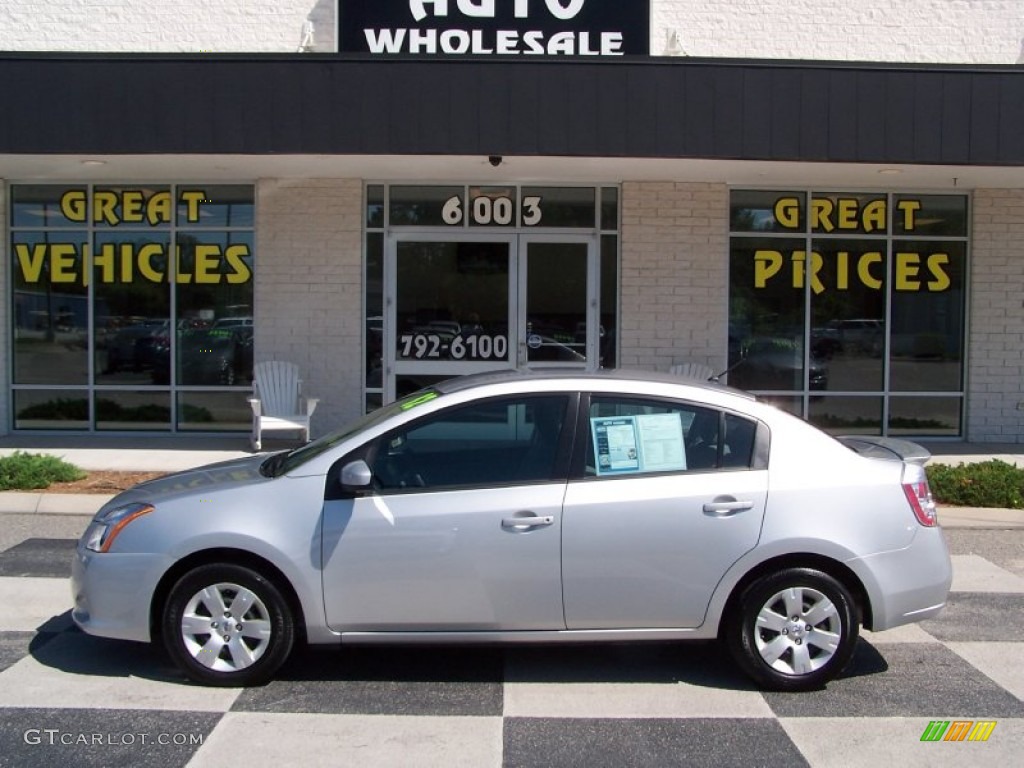 2012 Sentra 2.0 - Brilliant Silver Metallic / Charcoal photo #1