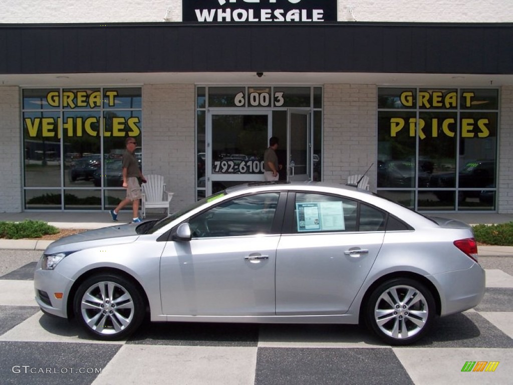 2011 Cruze LTZ - Silver Ice Metallic / Jet Black Leather photo #1