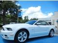 Oxford White 2014 Ford Mustang GT Convertible